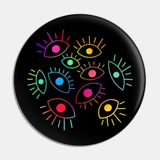 Eyes of the Void - Rainbow Pin