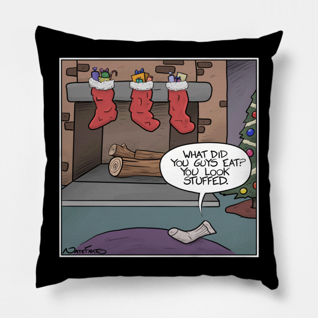 Stuffed Stocking Pillow by cartoonistnate