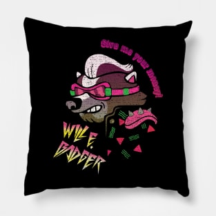 Will E. Badger (vintage) Pillow