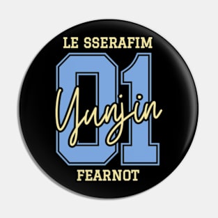 Yunjin Le Sserafim College Pin