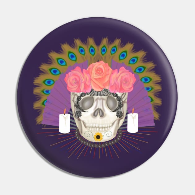 Día de los Muertos Pin by KataMartArt