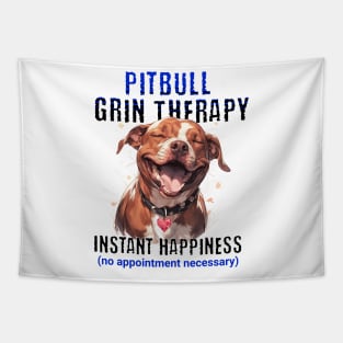 Pitbull Grin Therapy - Instant happiness (no appointment necessary) Tapestry