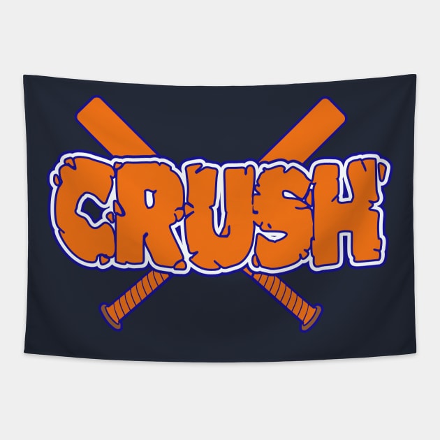 Crush Baseball Tapestry by DavesTees