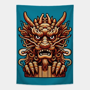 Wood Dragon 16 Tapestry