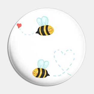 Cute Wholesome Honey bee sticker pack Pin