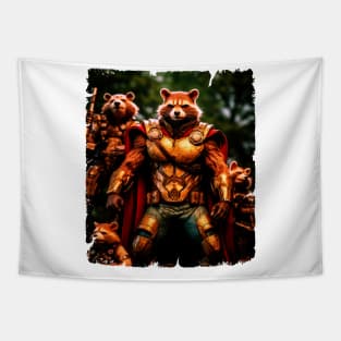 Raccoon Rocket Special Forces guardian of the galaxy Tapestry