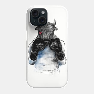 The Eye of the Raging Bull Phone Case