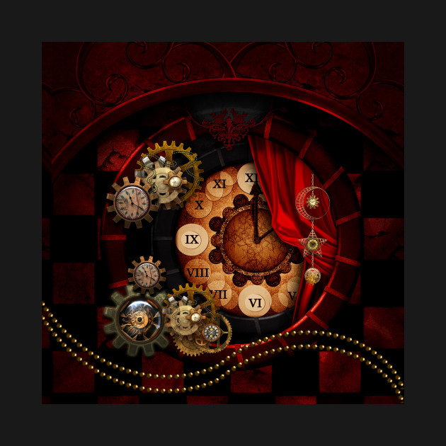 Steampunk, awesome clockwork with gears by Nicky2342