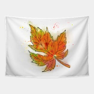 Fall maple leaf Tapestry