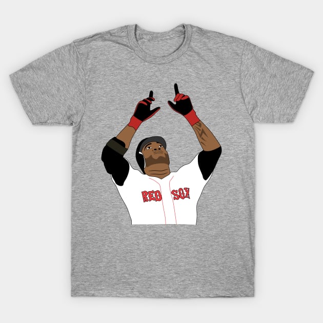 Boston Red Sox David Ortiz Big Papi t shirt large