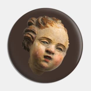 Disembodied Cherub head fragment Pin