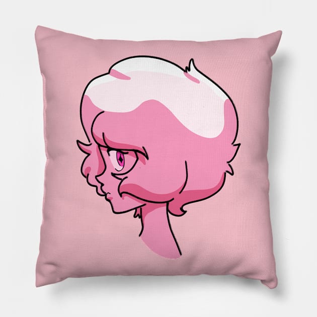 Pink Diamond steven universe Pillow by Trippycollage