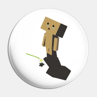 Sad robot Pin