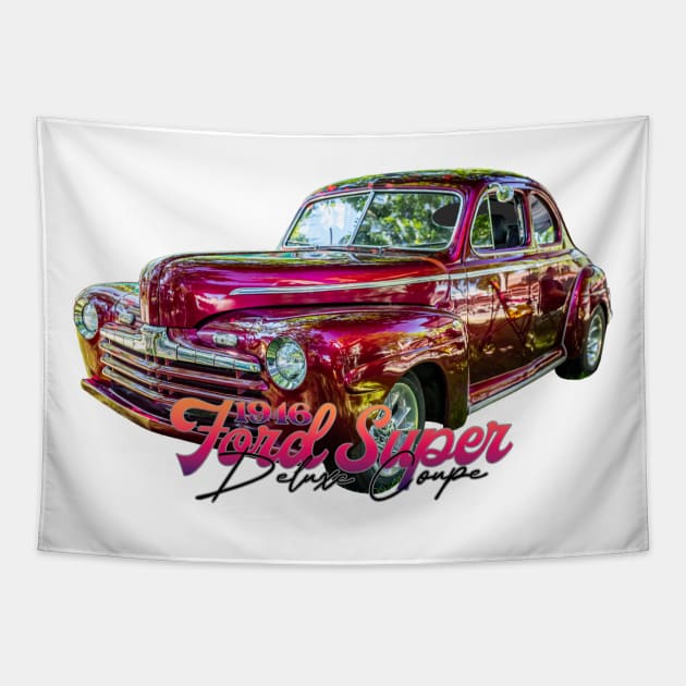 1946 Ford Super Deluxe Coupe Tapestry by Gestalt Imagery