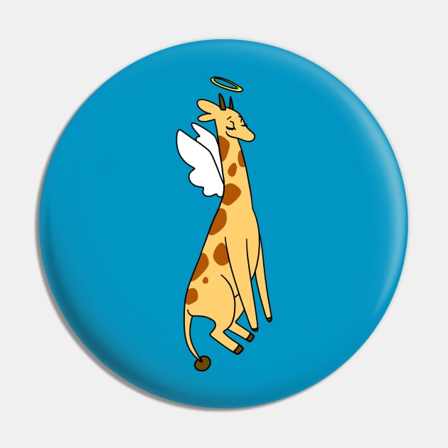 Angel Giraffe Pin by saradaboru