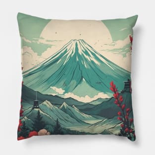 Fuji Mountain Japan Pillow