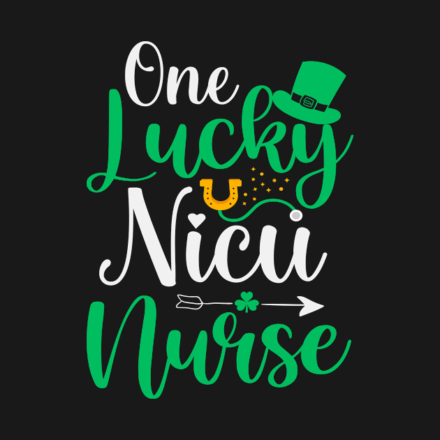 One Lucky Nicu Nurse / Funny Saint Patricks Day Gift Idea for Nicu Nurse / Nursing Gifts by First look