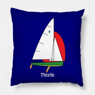 Thistle Sailboat Pillow