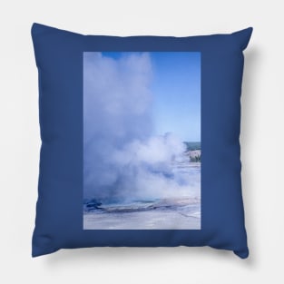 Clepsydra Geyser Yellowstone Wyoming Pillow