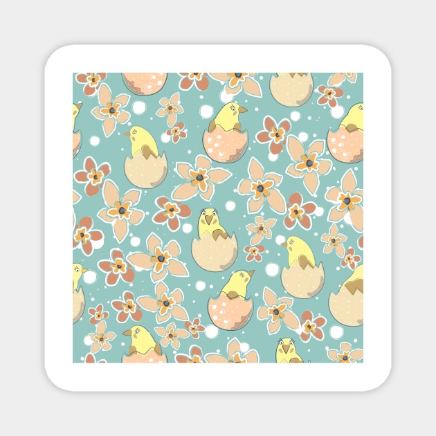 Chicken Magnet by Kristina Stellar Scandinavian Land