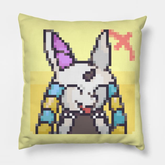 Joyous Eslite: Mystery dungeon Pillow by Luxlyn