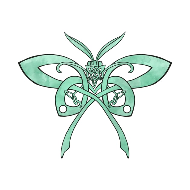 Luna Moth Knot by KaijuCupcakes