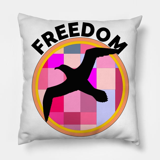 freedom Pillow by Carolina Cabreira
