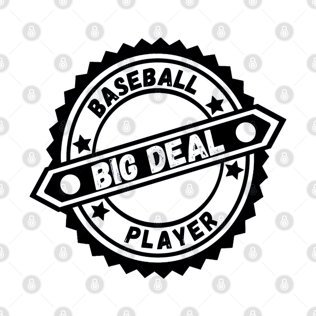 Big Deal Baseball Player by Aspectartworks