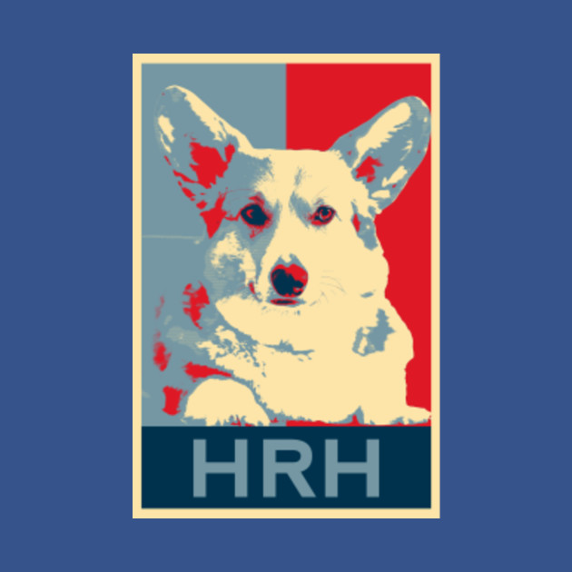 Corgi Dog Her Royal Highness Queen Elizabeth II Corgi Lovers - Her Royal Highness - T-Shirt