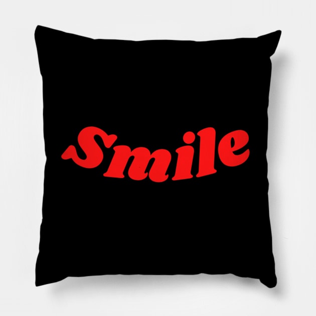 Smile Pillow by TheVDesigns