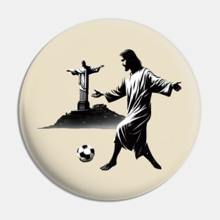 Copa Jesus Minimalist Soccer Pin