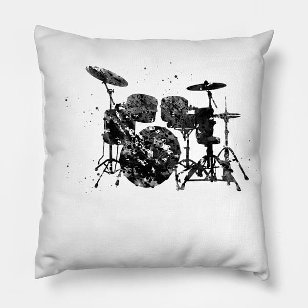 Drums Pillow by erzebeth