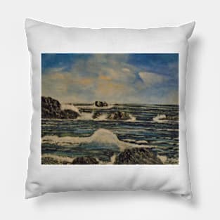 Rough waters Pillow