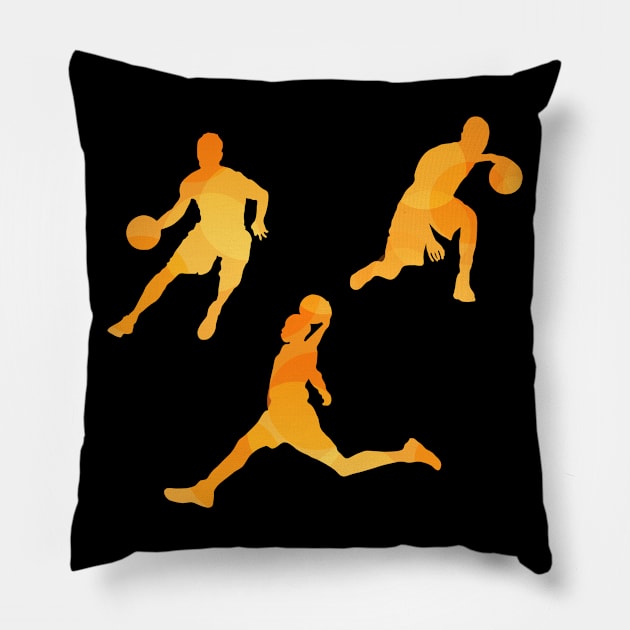 Ball is LIFE - I Love BASKETBALL Pillow by Printaha