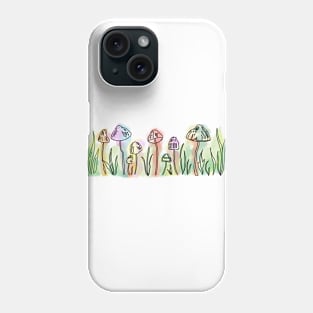 Rainbow Mushrooms Phone Case