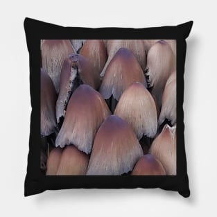 Inky-cap Mushrooms Pillow