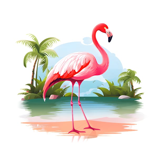 Cool Flamingo by zooleisurelife