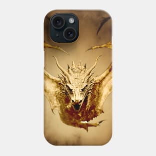 Chinese Dragon: Dragons are Cool, Chinese New Year, Year of the Dragon on a Dark Background Phone Case