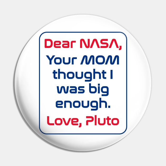 Dear NASA... Love, Pluto Pin by SaKaNa