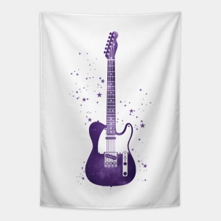 T-Style Electric Guitar Universe Texture Tapestry