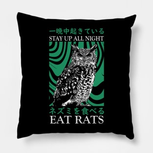 Stay up all night owl Pillow