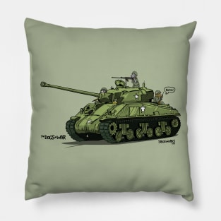 Dogs of War: Sherman Tank Pillow