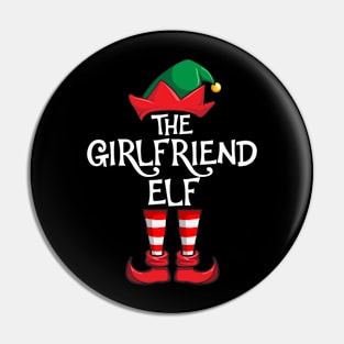 Girlfriend Elf Matching Family Christmas Pin