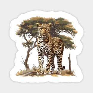 Leopard Design Magnet