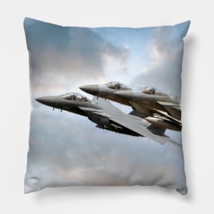 F-15 Eagles and Strike Eagle Pillow