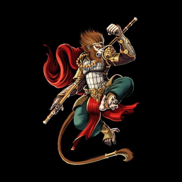 Sun Wukong Chinese Monkey King by underheaven