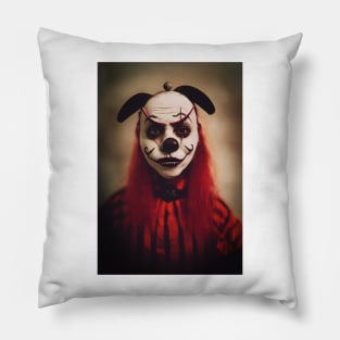 A Creepy, Scary Clown Pillow