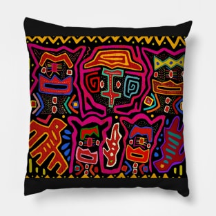 Shaman Demon Spirits and Dreams Pillow