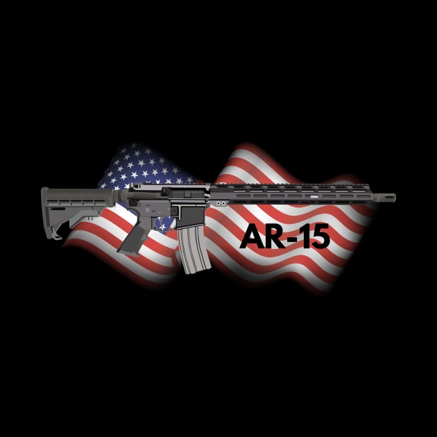 AR-15 Semi-automatic Rifle by NorseTech