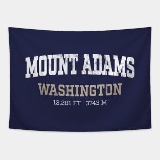 Mount Adams Washington White Vintage Arch Tapestry